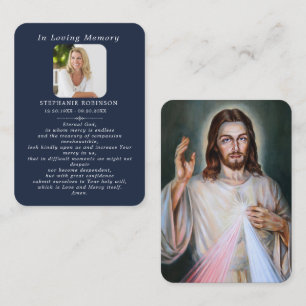 Visite Divine Miséricorde Catholique Jésus - Carte de pri