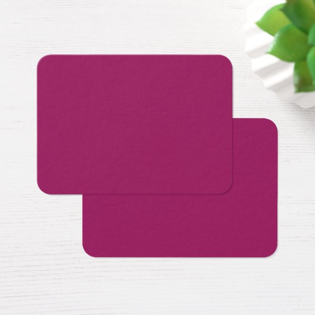 Visite Élégance Magenta Gras | Cartes de Profil Premium (Bureau)