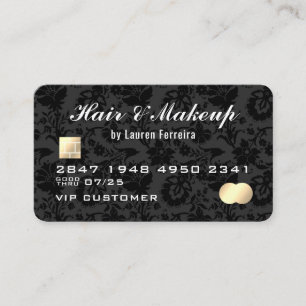 Visite Elégant Chic Beauty Professional Faux Carte de cré