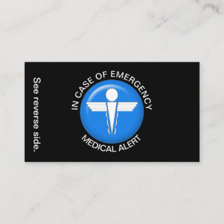 Visite EN COQUE DE LA carte d'alerte Médicale d'URGENCE