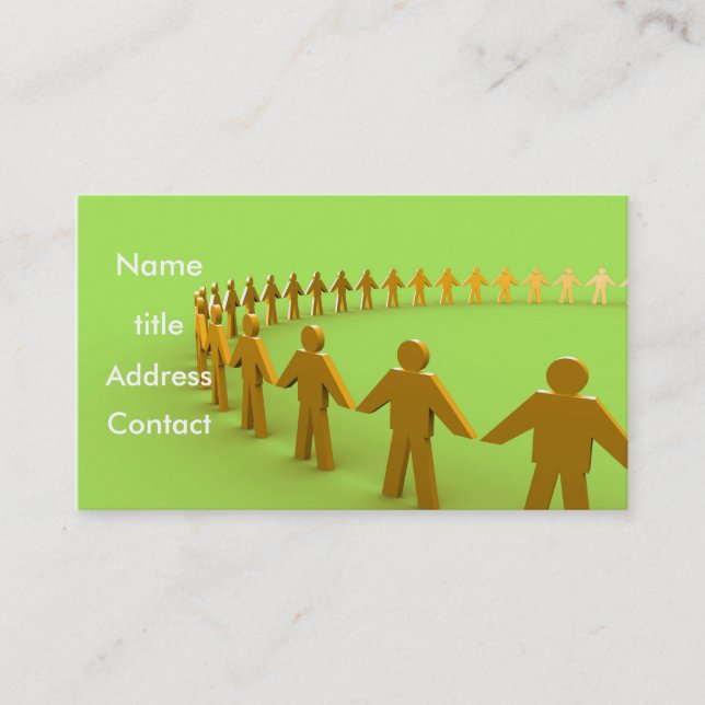 Visite Équipe - carte de profil (Devant)