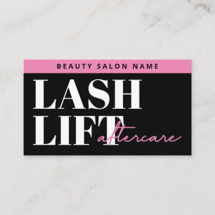 Visite Extensions Eyelash moderne Lash Lift Carte de post