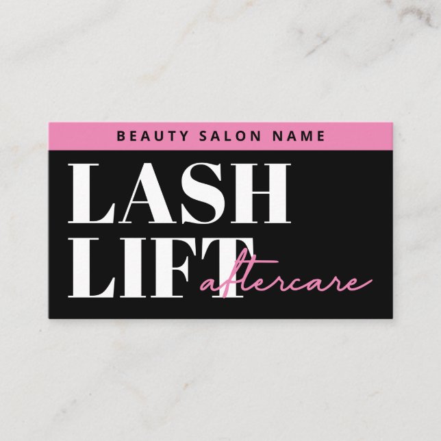 Visite Extensions Eyelash moderne Lash Lift Carte de post (Devant)