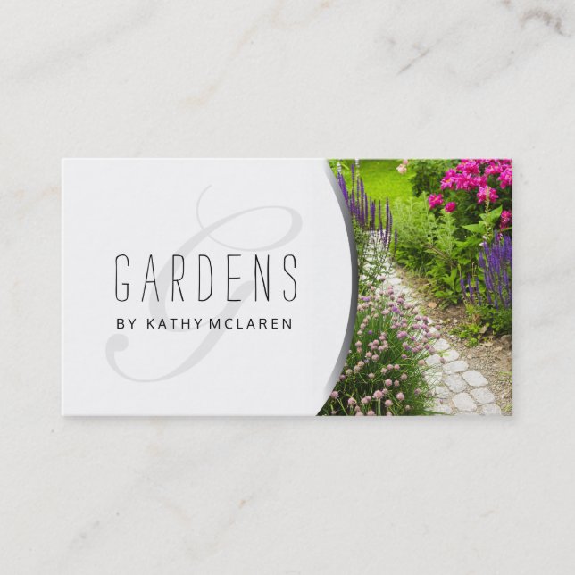Visite Faisant du jardinage et aménageant le carte de (Devant)
