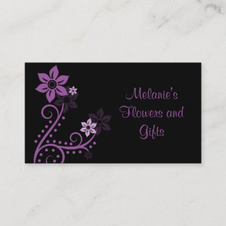 Visite Fleurs exquises Carte de visite, Wisteria