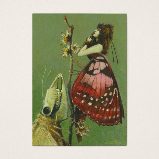 Visite Gothique Mutant Moth ACEO Artistes Cartes de Comme (Devant)