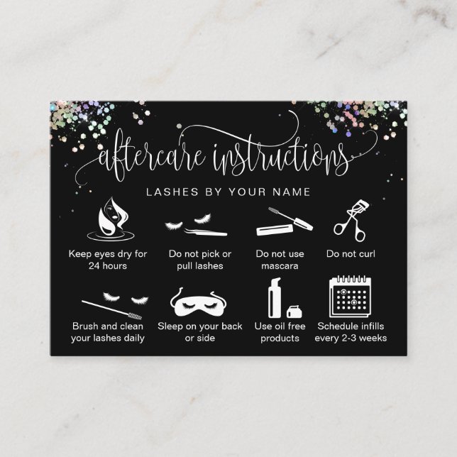 Visite Holographe carte de postprise en charge Eclash ext (Devant)