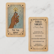 Illustration de style carte de tarot d'artiste en 