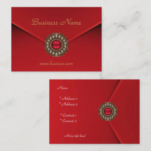 Visite Image de carte de profil Affaires Rouge Look