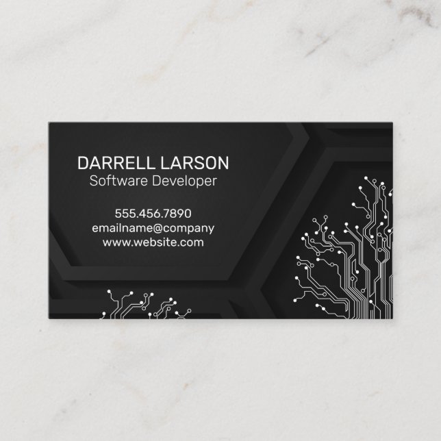 Visite Ingénieur | Carte de circuit logiciel | Géométriqu (Devant)