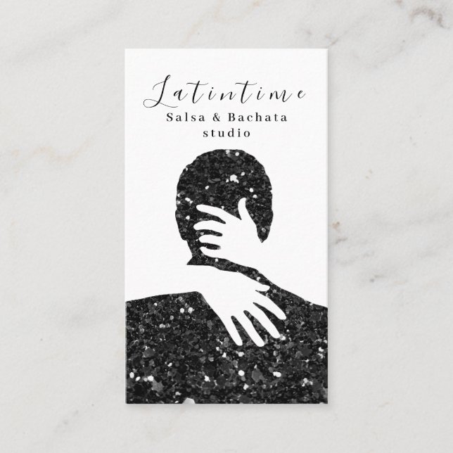 Visite Instructeur Danse Salle de bal Salsa Carte de visi (Devant)