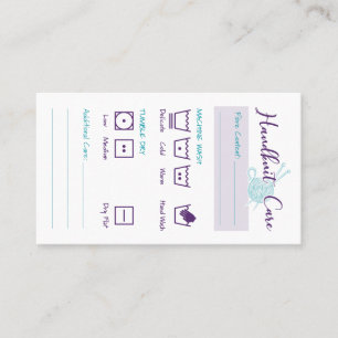 Visite Instructions pour le lavage de la carte de soins à