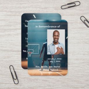 Visite Jeu de basket-ball de carte de poche Memorial