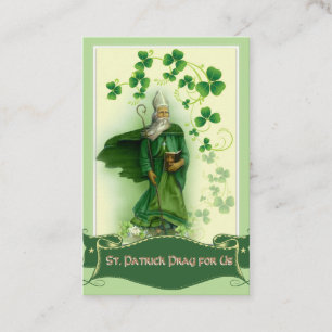 Visite La carte sainte de St Patrick avec la belle prièr