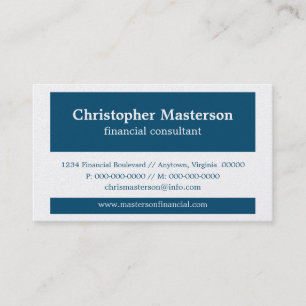 Visite La couleur moderne bloque le carte de visite, bleu