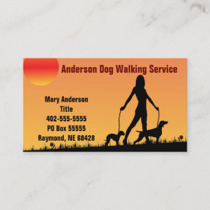 Visite La silhouette de la carte de marche de chien avec 