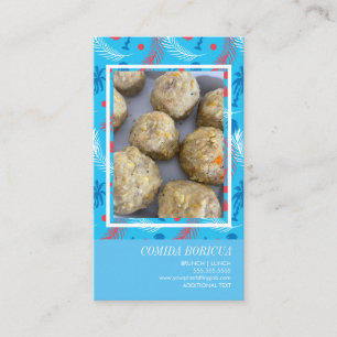 Visite Latin Puertorico Restaurant Mofongo Carte de visit