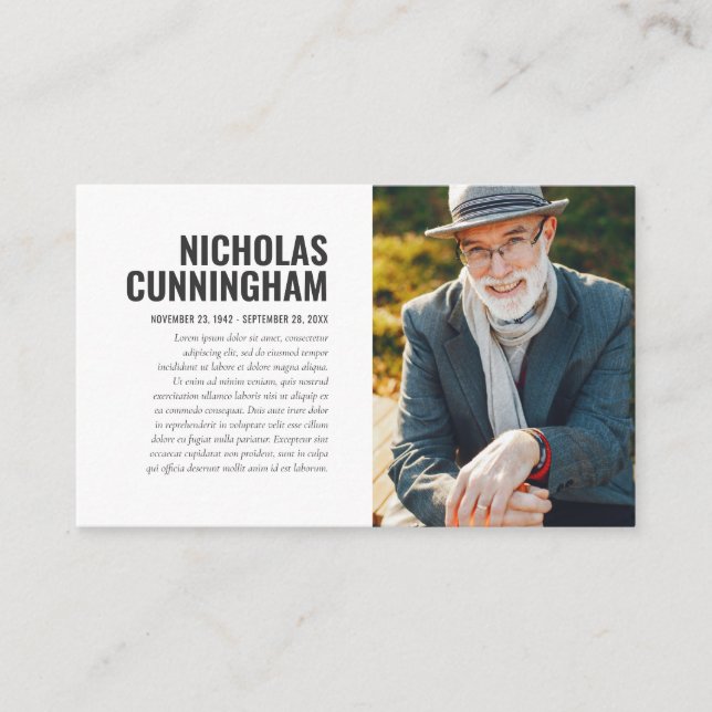 Visite Le mémorial funéraire en Carte photo de mémoire d' (Devant)