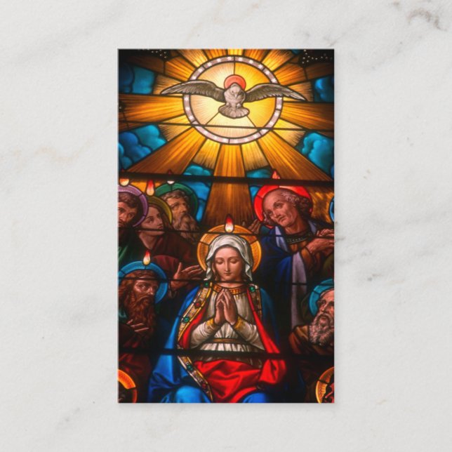 Visite Le souvenir confirment la carte sainte de colombe (Devant)