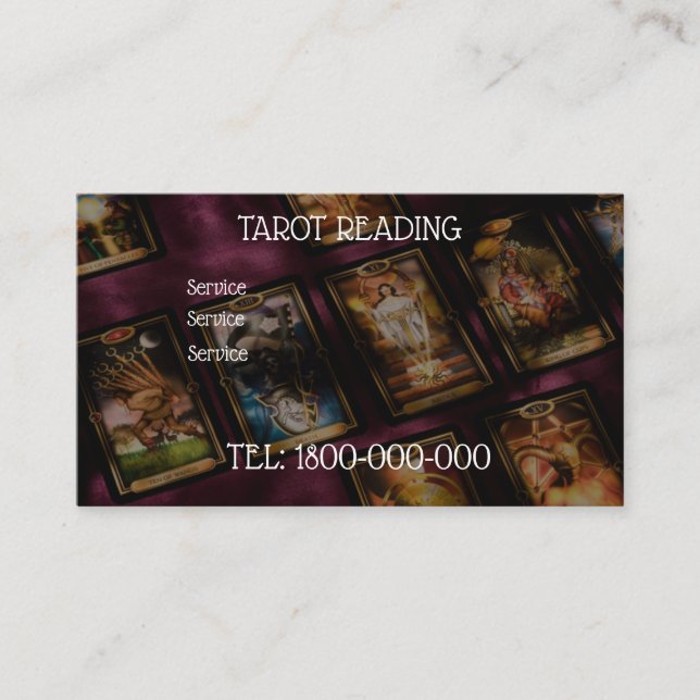 VISITE LECTURE DE TAROT CARTE MODIFIABLE (Devant)