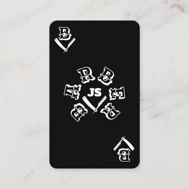 Visite Les barbiers de carte d'eau style opposé (Devant)