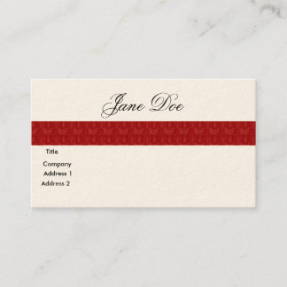 Visite Ligne rouge de carte de Businees