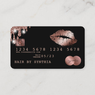 Visite Lips maquillage rouge à lèvres Carte de crédit Sty