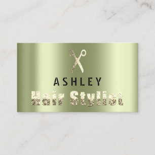 Visite Liste de cheveux Salon Black Min Gold Carte de ren