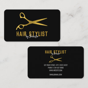 Visite Liste professionnelle des cheveux et Carte de visi