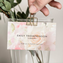 Logo QR Code Photo Overlay Florist Carte de remerc