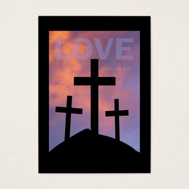 Visite LOVE - Romans 5:8 Cartes de Traction / (Devant)