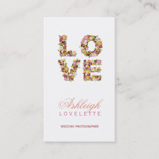 Visite LOVE Romantic Blooms Spring Fleurs Carte de profil