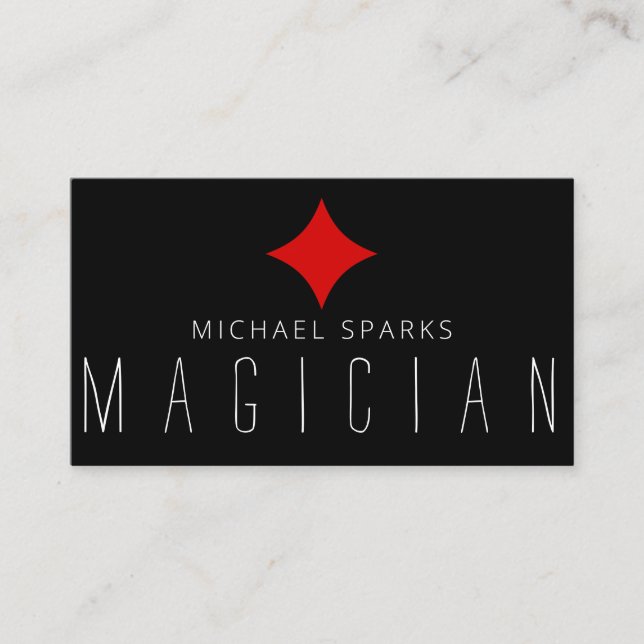 Visite Magicien moderne de carte Poker divertissement (Devant)