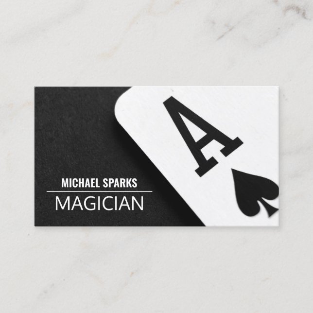 Visite Magicien moderne de carte Poker divertissement (Devant)