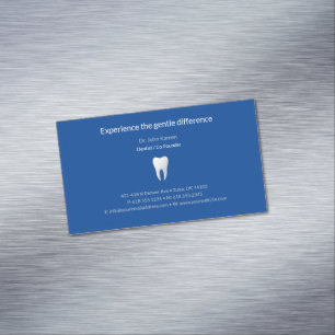 Visite Magnétique Dentiste   Carte de rendez-vous dentaire