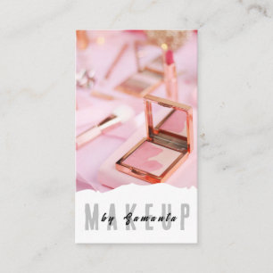 Visite Maquillage PMU Microbling Henna Salon Carte de vis