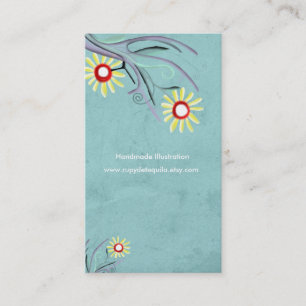 Visite Margarita aqua nature spirale vieux carte de visit