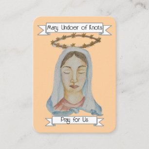 Visite Mary, Carte de prière sous les noeuds