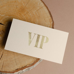 Visite Membre du club de la carte VIP en ivoire et or de 