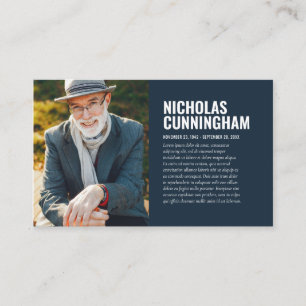 Visite Mémorial funéraire en Carte photo de mémoire d'amo