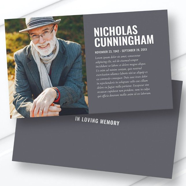 Visite Mémorial funéraire en Carte photo de mémoire d'amo (Créateur téléchargé)