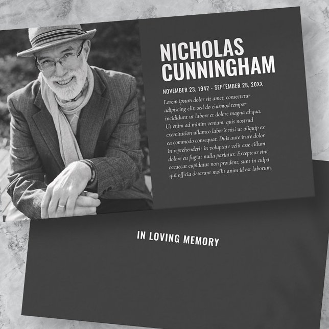 Visite Mémorial funéraire en Carte photo de mémoire d'amo (Créateur téléchargé)