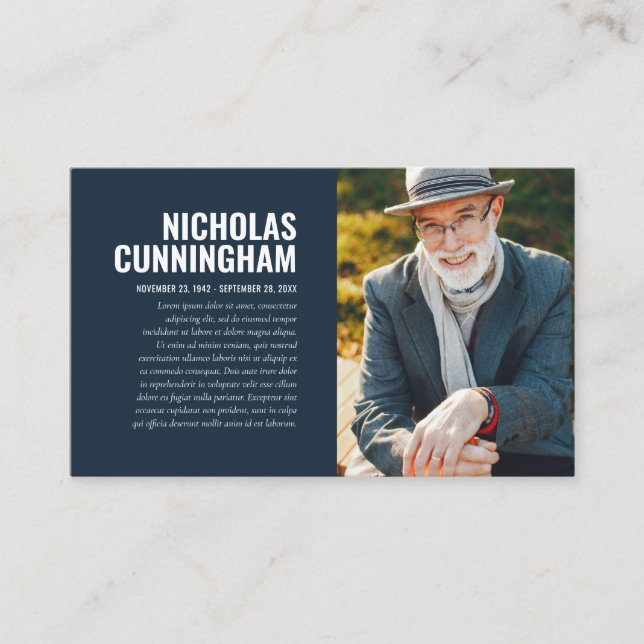 Visite Mémorial funéraire en Carte photo de mémoire d'amo (Devant)