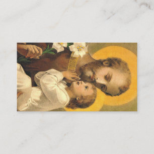 Visite Mémoriser la carte de prière Saint-Joseph