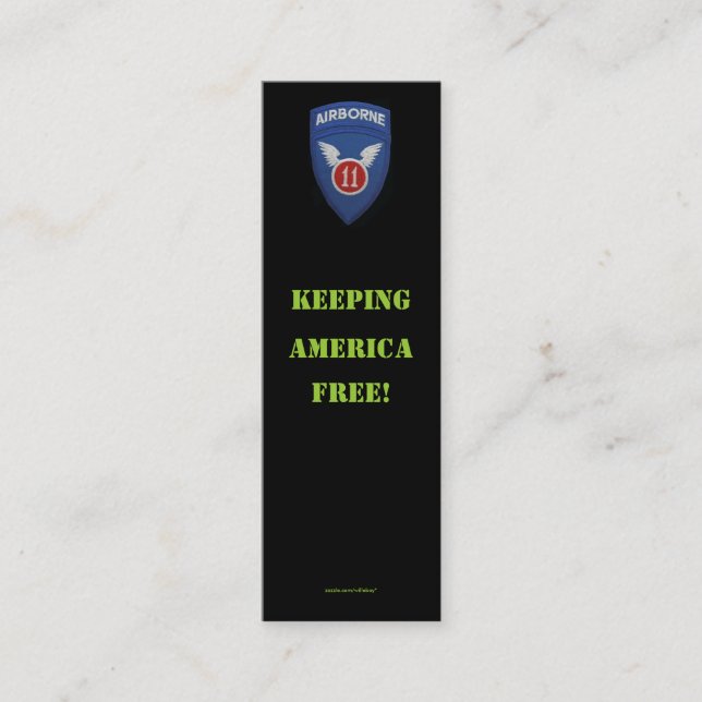 Visite Mini 11ème Carte aéroportée de profil de correction de (Devant)