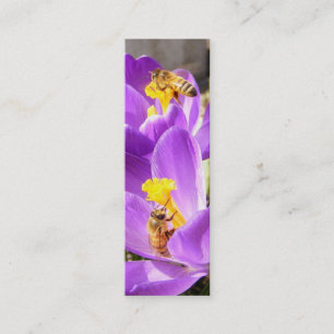 Visite Mini Abeilles sur la carte de profil de ~ de crocus