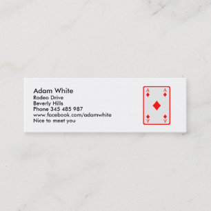 Visite Mini As de carte de tisonnier