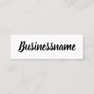 Visite Mini Carte à la mode noire et blanche minimaliste de