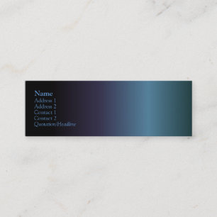 Visite Mini Carte Beribboned de profil