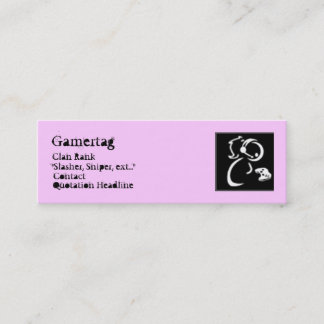 Visite Mini Carte de Gamer de CwG